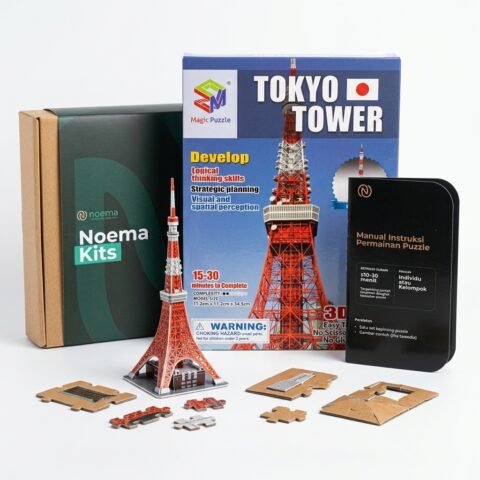 Puzzle – Seri 3D Landmark – dengan User Manual (Alat Stimulasi Anak)